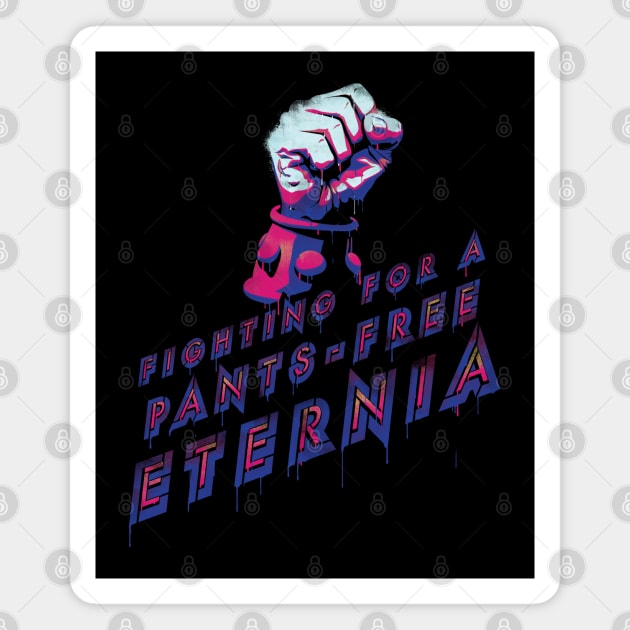 Pants Free Eternia Faker alt-colors Magnet by MunkeeWear